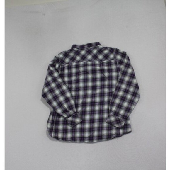 C.E Schmidt Workwear Women Blue Plaid Flannel Size Large - Picture 2 of 7